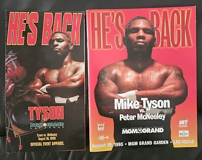 Mint 1995 HEAVYWEIGHT Program And Brochure MIKE TYSON V PETER McNEELY MGM Grand  • $99.99