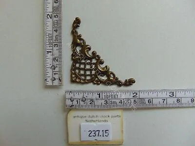 Original Brass Sheet Corner Ornament For The  Dutch Zaandam Or Zaanse Clock • $20.50