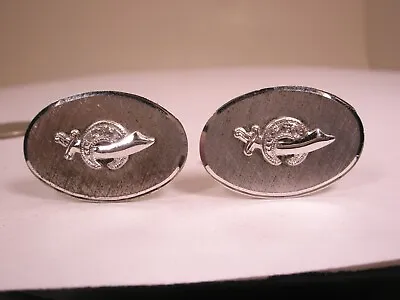 Masonic STERLING SILVER Vintage ANSON Cuff Links Shriners Scottish Rite • $37.49