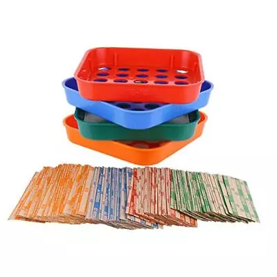 Coin Sorters Tray & Coin Counters – 4 Color-Coded Coin Sorting Tray Bundled With • $14.99