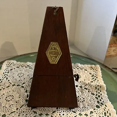 Vintage MAELZEL PAQUET  Metronome  FRANCE Works 9  • $69.95