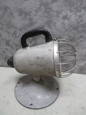 Vintage Fire Rescue CIRCLE D Spot Flood Light Military Coast Guard Cast Aluminum • $32.50