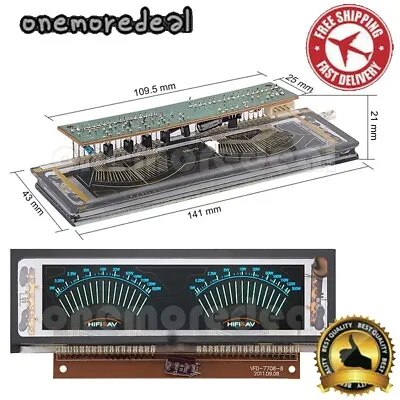 VFD Vacuum Fluorescent Display Music Audio Spectrum VU Level Meter Display • $16.04