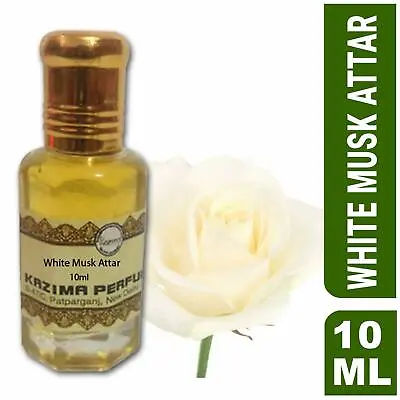 £9.42 • Buy KAZIMA White Musk Attar Perfume For Unisex- Pure Natural Undiluted Non-Alcoholic