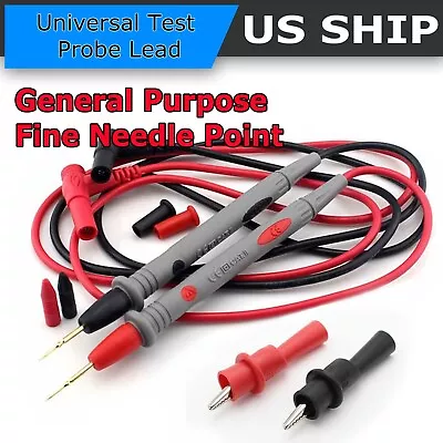 Multimeter Test Leads For Fluke Meter Electrical Alligator Clip Probes 1000V 20A • $5.99