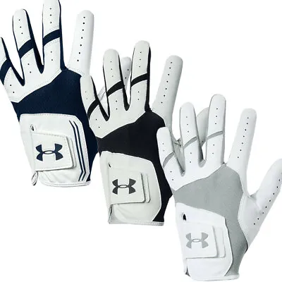 Under Armour Mens UA Iso-Chill Soft Cabretta Leather Golf Glove • £10.99