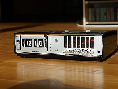 Grundig Flip Clock Copal Vintage Radio Space German Sound 70s • $488