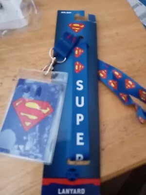 DC Comics SUPERMAN  Lanyard ID Badge Holder • $2