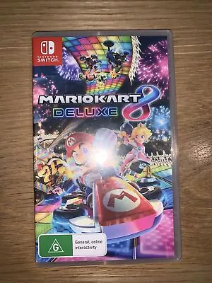 No Game Mario Kart 8 Deluxe Case Only Nintendo Switch - Fast Post - No Game • $19.99