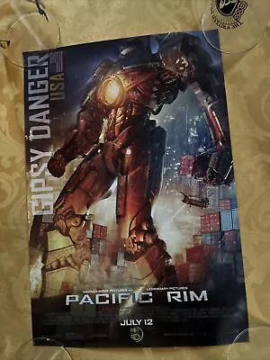 Pacific Rim Gypsy Danger 11.5 X17  Movie Promo Poster See Pics For Condition • $5