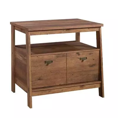 Sauder File Cabinets Open Shelf Decorative Lateral Engineered Wood Vintage Oak • $224.72