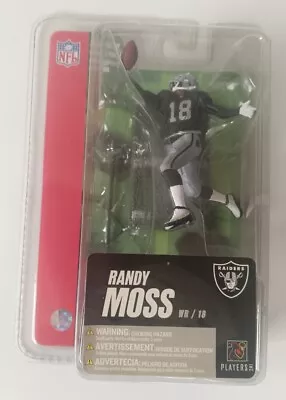 Randy Moss -  Mcfarlane Figurine - Oakland Raiders -  3   Mini-figurine • $15