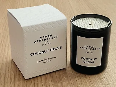 Urban Apothecary Coconut Grove Luxury Scented Candle 70g Votive Size BNIB 15 Hrs • £9.95