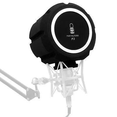 Black F2 Microphone Screen Acoustic Sponge Recording Windscreen Filter Vocal • $19.84