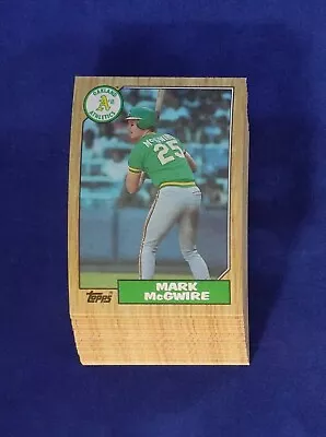 1987 Topps #366 Mark Mcgwire Lot Of 26 Mint B328543 • $5.50