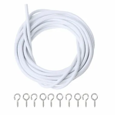 Windows For Caravans Boats Spring Cord Net Curtain Wire Expanding Cable Line • $15.57