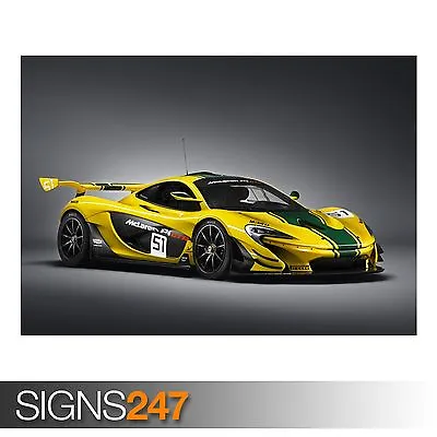 MCLAREN P1 (AA170) CAR POSTER - Photo Picture Poster Print Art A0 A1 A2 A3 A4 • £3.95