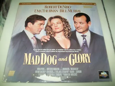 MAD DOG AND GLORY Laserdisc LD VERY GOOD CONDITION GREAT FILM ROBERT DE NIRO • $5.99