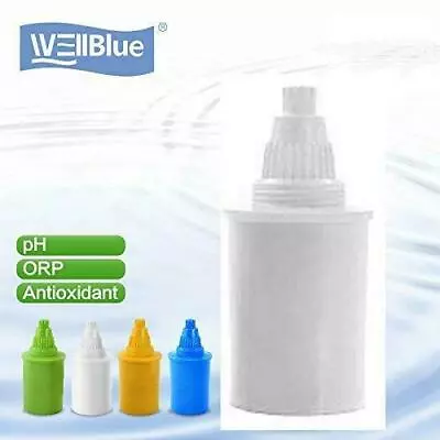 £25.99 • Buy Wellblue Alkaline Replacement Filter For Alkaline Water Jug - 3 Pack UK-Stock