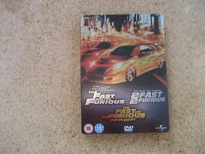 Fast And The Furious 2 Fast 2 Furious Fast And The Furious Tokyo Drift Steelbook • £5