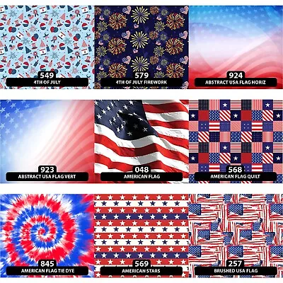 American / USA Patriotic Patterned HTV 18.5 ROLL **FREE SHIPPING** • $15.59