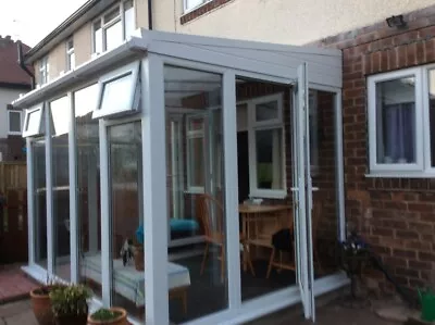 FANTASTIC SPRING SAVING -white Upvc Full Height Leanto Conservatory 3m X 2m  • £3050