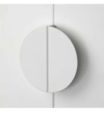 £6.65 • Buy IKEA Begripa White Half Round Wardrobe & Draw Handles 130 Mm, 2 Pack