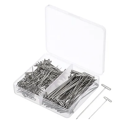 150Pcs T Pins Stainless Steel T-Pins 1 Inch 2 Inch Straight T-Pins Silver • £7.62