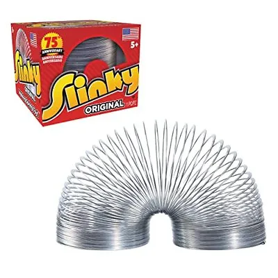 The Original Slinky Walking Spring Toy Metal Slinky Fidget 1-Pack Silver  • $7.18