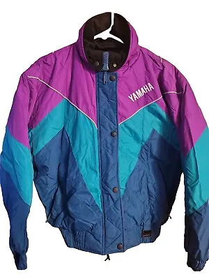 Vintage YAMAHA SPORTSWEAR Snowmobile Jacket Coat #7073 Women's Ladies Small • $50