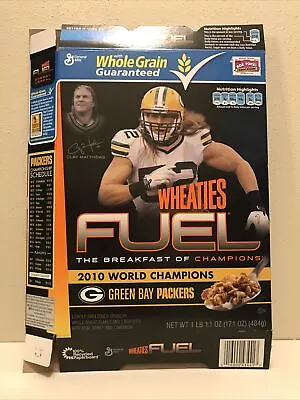 $14.19 • Buy Clay Matthews Wheaties Box Green Bay Packers 2010 World Champions