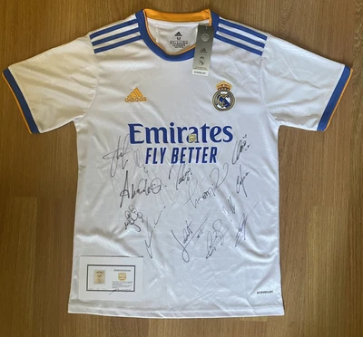 $399 • Buy Real Madrid Signed Jersey 2021-22 Champions League Winners With COA