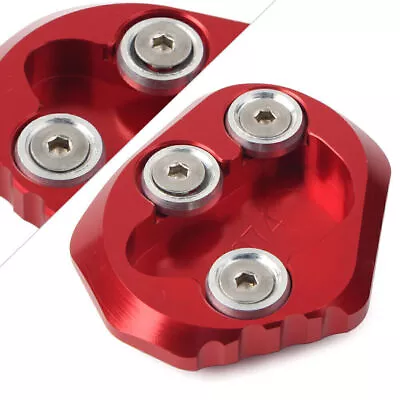 For YAMAHA YZF-R6 2017-2018 Red Kickstand Side Stand Plate Extension Pad • $12.59