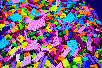 ☀️1-1000 Pounds Girl Colors Brand New Lb Lego Legos Pieces Huge Bulk Lot Parts • $56.40