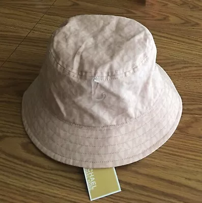 Michael Kors MK Logo Light Pink Bucket Hat - Size S/M (NWT) • $42.99