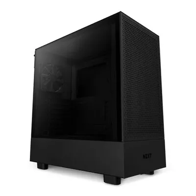 NZXT H5 Flow Black Mid Tower Chassis W/ Tempered Glass Window 2x 120mm Fans  • £90
