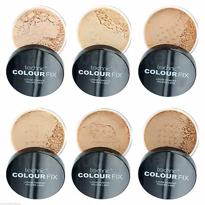 Technic Colour Fix Loose Powder Face Foundation Matte Make-Up Fixing Powder  • £5.19