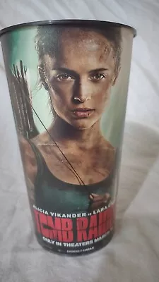 Warner Bros Tomb Raider Lara Croft Movie Theater Promo Souvenir Cup ACIM • $4.51