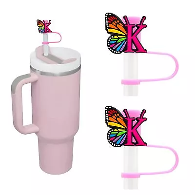 2PCS Straw Cover Cap For Stanley Cup 10mm Beautiful Butterfly Straw Topper C... • $15.22