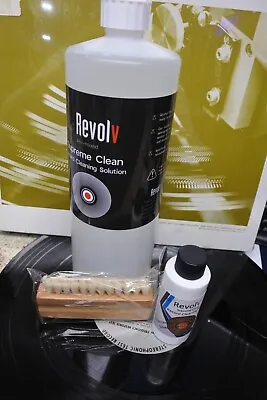 Record Cleaning Kit Revolv Supreme Clean Record Cleaning Solution & Brush (Bin16 • $35