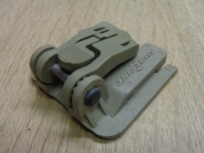 £34 • Buy Surefire MOLLE Clip Vest Webbing Mount For HL1 Helmet Lights, Coyote Tan, Used