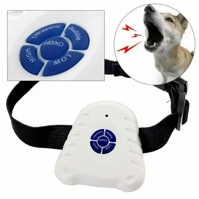 Stop Barking Dogs Dog Anti Bark Stopper Collar Training Advanced Device For Pets • £4.98