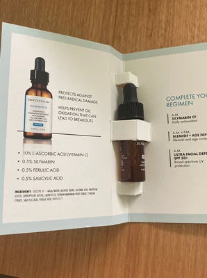$25 • Buy Skinceuticals SILYMARIN  CF VITAMIN C SERUM OILY AND BLEMISH- PRONE SKIN