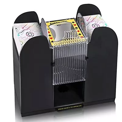 Cacele 1-6 Decks Automatic Card Shuffler Battery-Operated For UNOPhase10 T... • $34.66