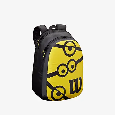 Wilson Minions Junior Backpack (Black/Yellow) Tennis Racquet Kid Bag (BRAND NEW) • $24.89