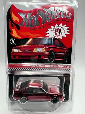 2021 Hot Wheels RLC Exclusive 1993 Ford Mustang Cobra R Red • $60