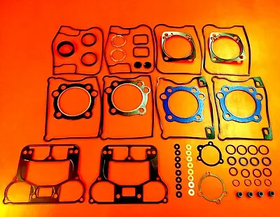 1984-1998 Fits Harley 1340  Big Twin Evo Standard Bore  Top End Gasket Set • $63.99