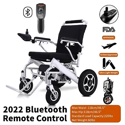 Folding Electric Wheelchair Lightweight Power Wheel Chair Mobility Aid Motoriznl • $731.44