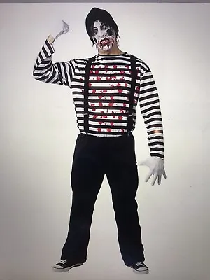 Maniacal Mime Scary Mime Adult Costume Plus Or Standard • $18.99