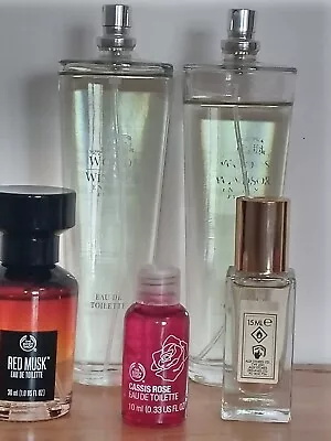 Bundle Perfumes Woods Of Windsor Lily Of The Valley Body Shop Hotel Collection • £9.95